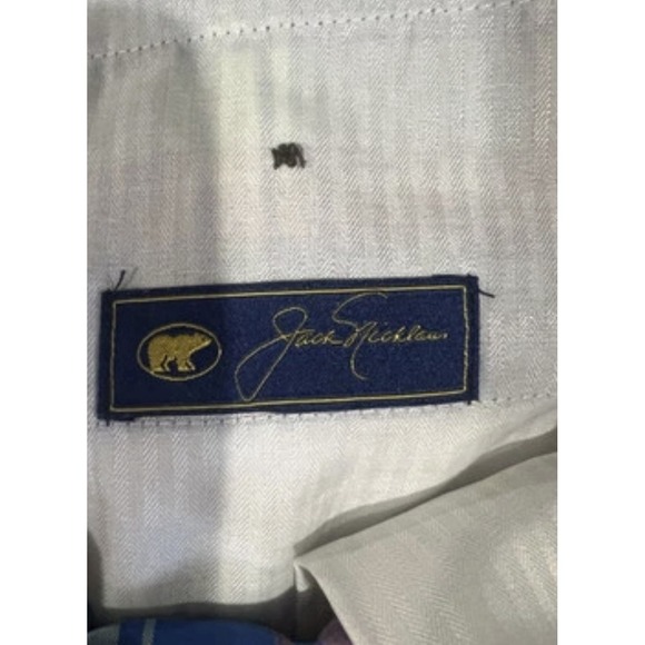 Jack Nicholas Golf Shorts Size 40‎ Chino Plaid Casual Classic Pockets - Picture 6 of 7